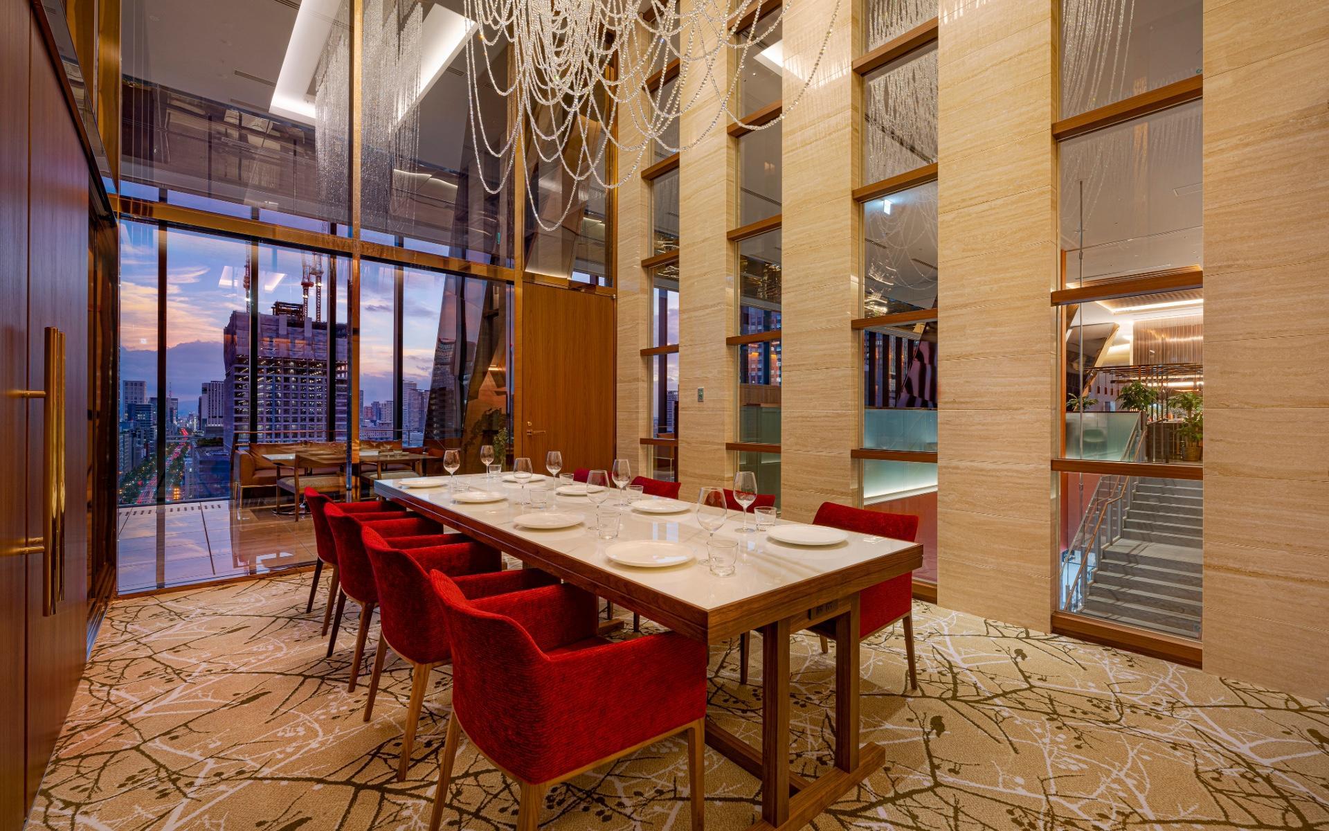 Glass-walled Private Room